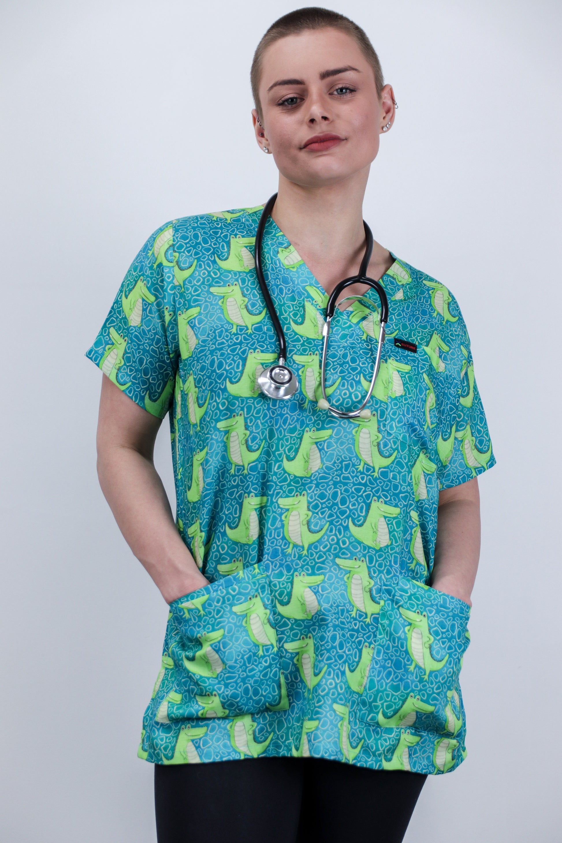 Crocodile Scrub Top Australia 