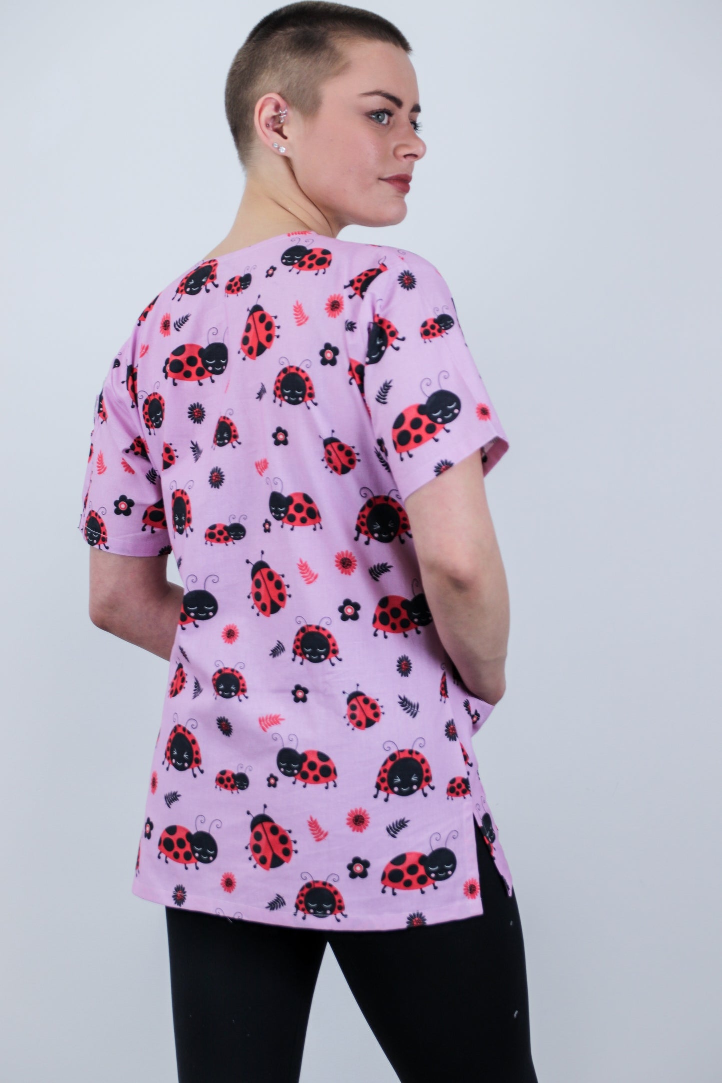 Ladybug Printed Scrub Top Australia