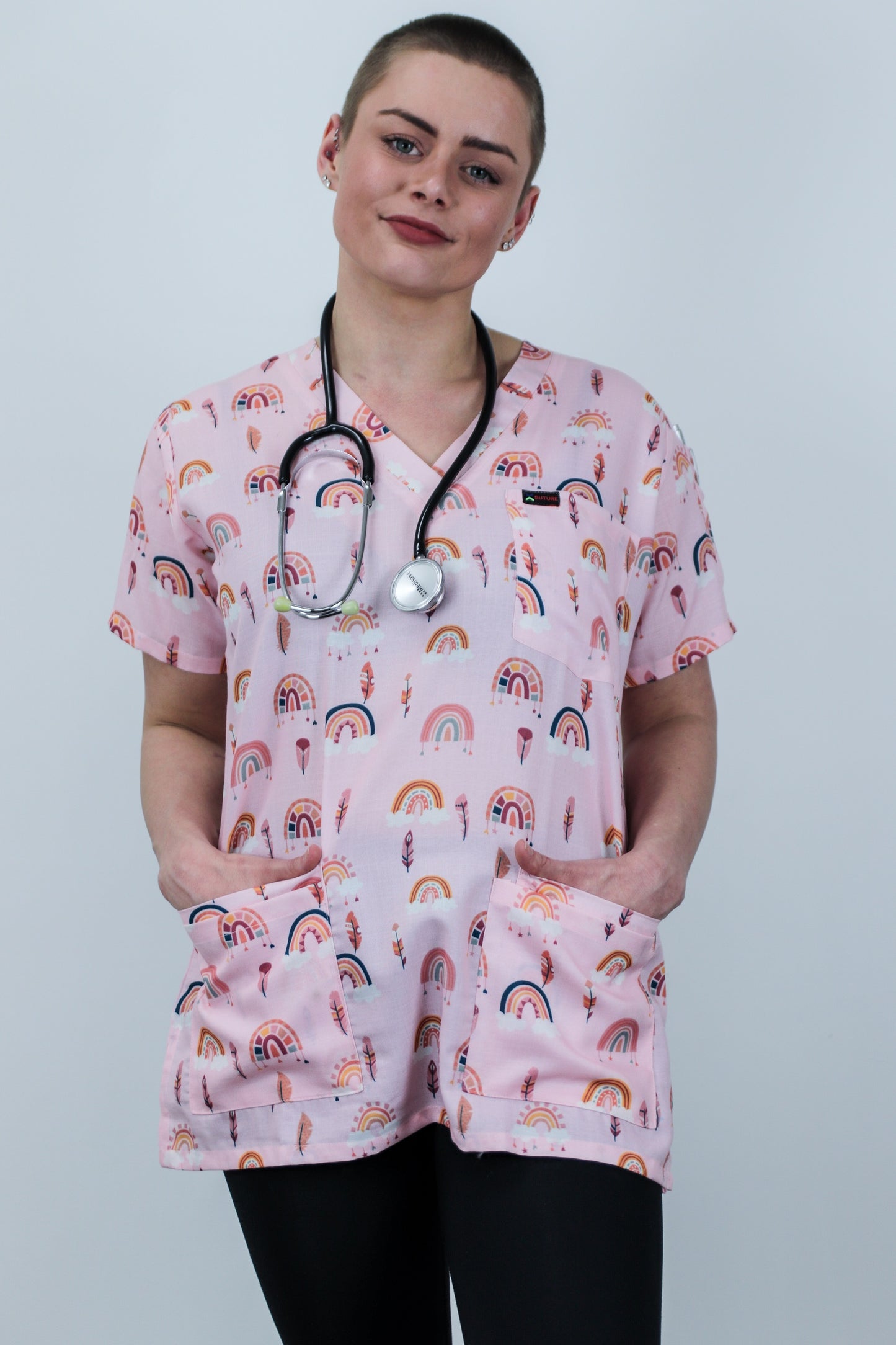 Boho Scrub Top Australia 